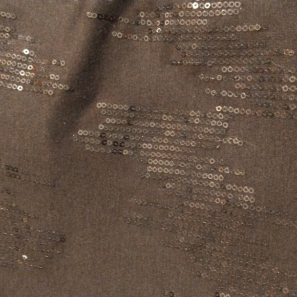 Notations black sequined sweater/top combo Sz PM - Picture 7 of 9